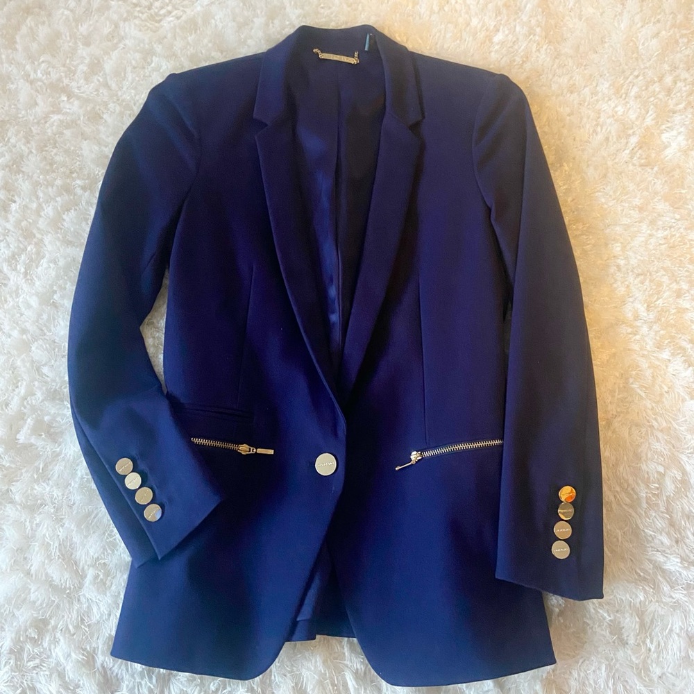 Marciano Navy Blue Blazer with Gold Accents